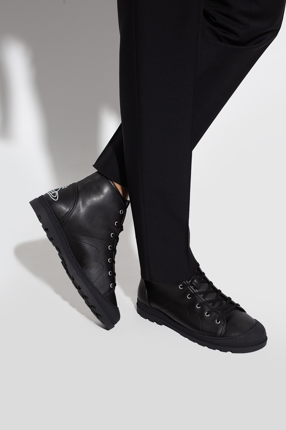 Vivienne Westwood Dr Martens Vegan 1460 classic ankle boots in black